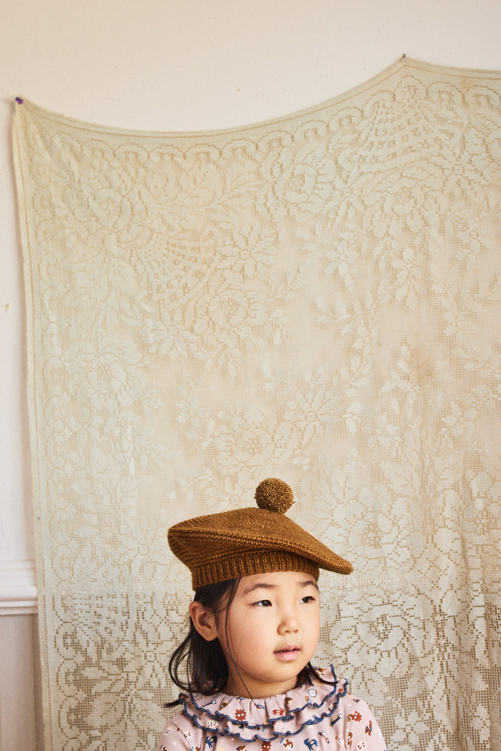 Chouette Crochet Beret - Nutmeg