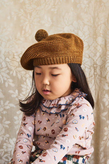 Chouette Crochet Beret - Nutmeg