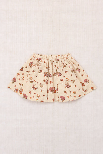 Circle Skirt - String/Antique Rose Holyoke Floral