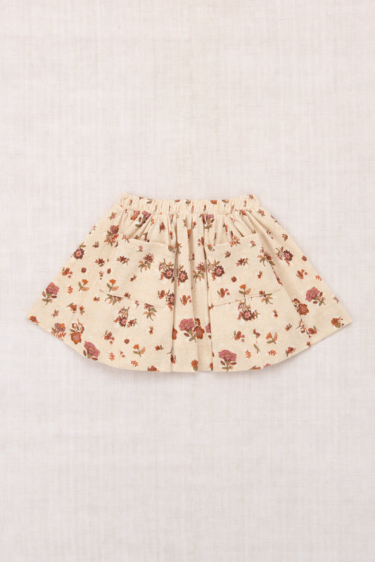Circle Skirt - String/Antique Rose Holyoke Floral