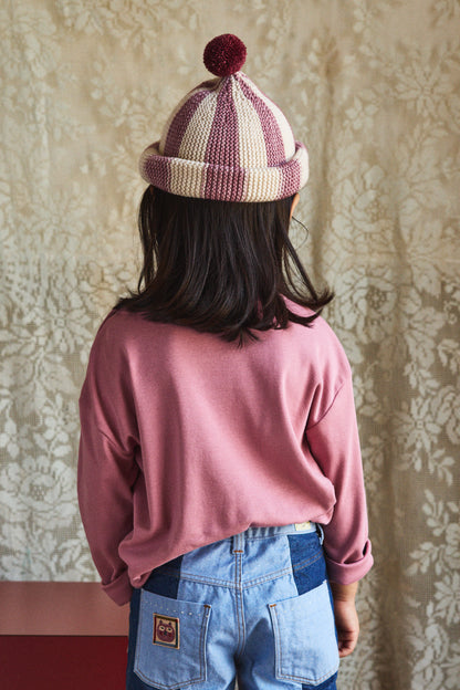 Circus Garter Hat - Antique Rose