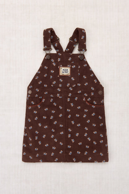Corduroy Jumper Dress - Dark Roast Mariposa