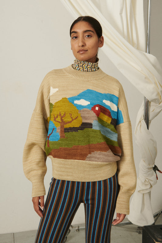Countryside Sweater - Alabaster
