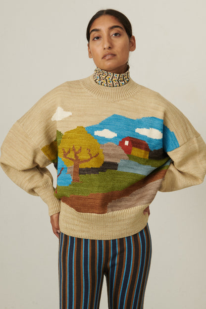 Countryside Sweater - Alabaster