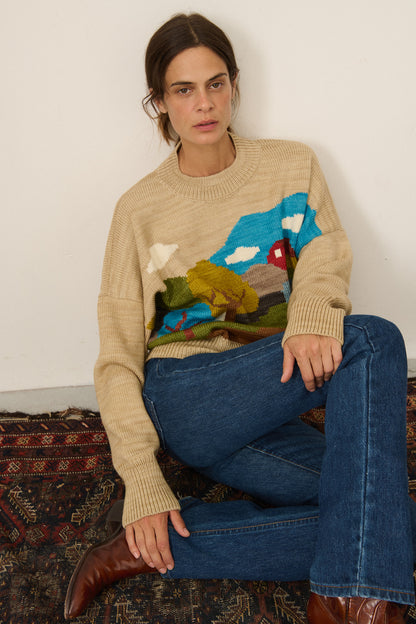 Countryside Sweater - Alabaster