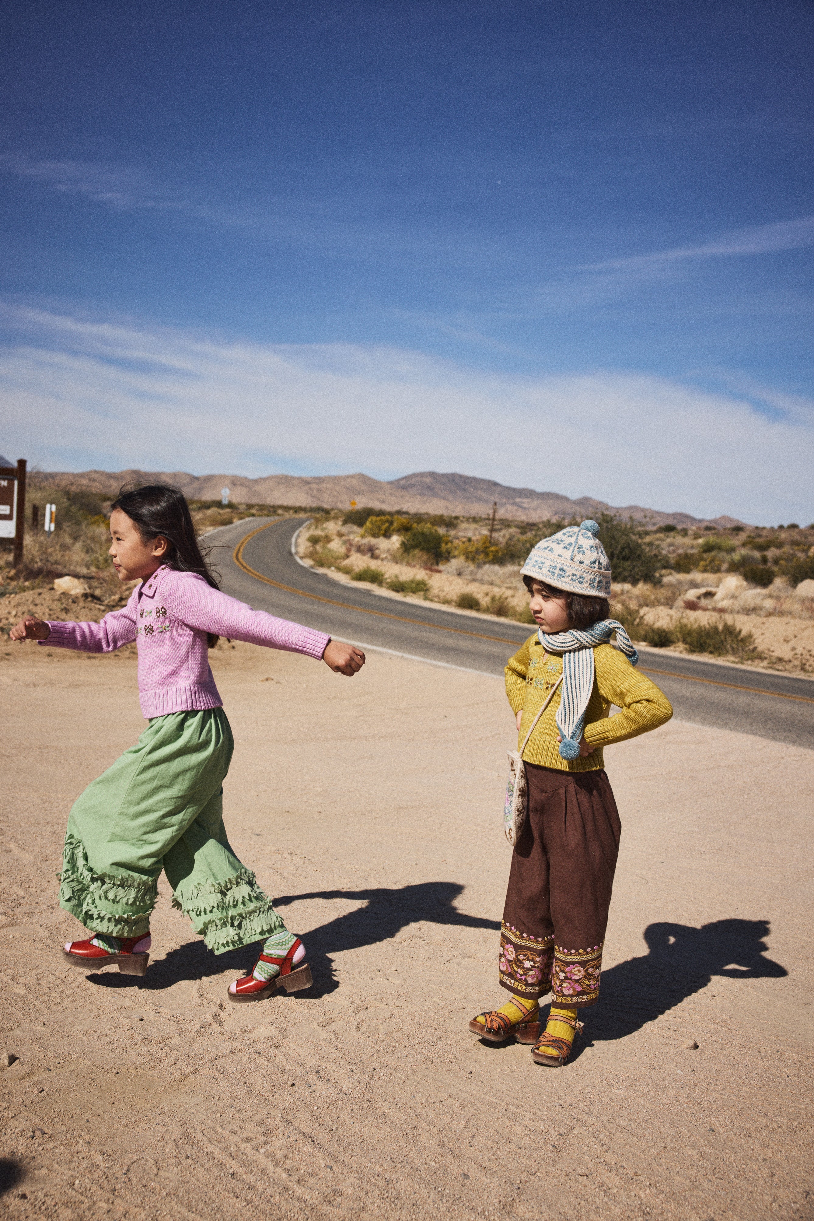 Constance Ruffle Trousers – Misha & Puff