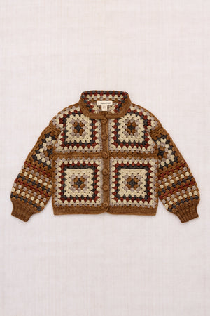 Crochet Big Square Jacket - Acorn