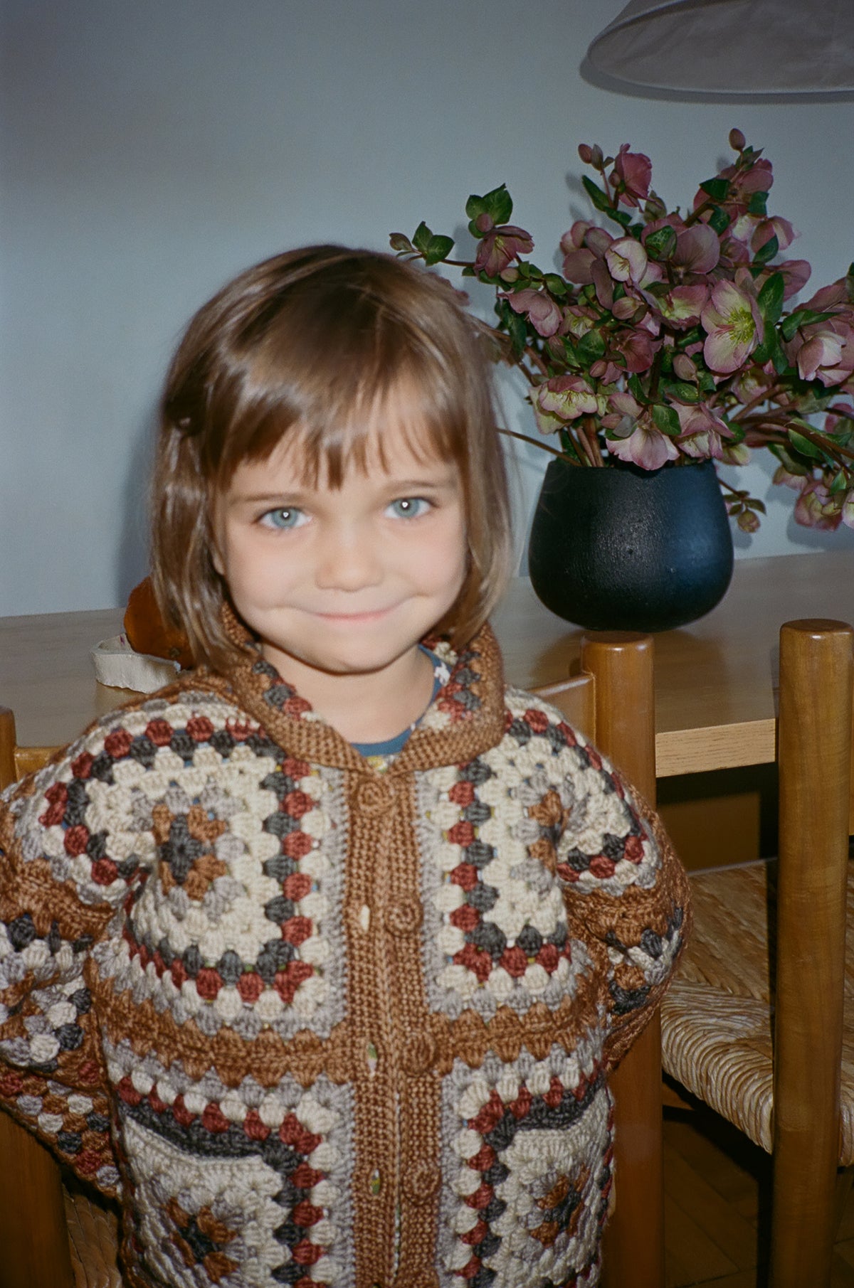 Crochet Big Square Jacket - Acorn