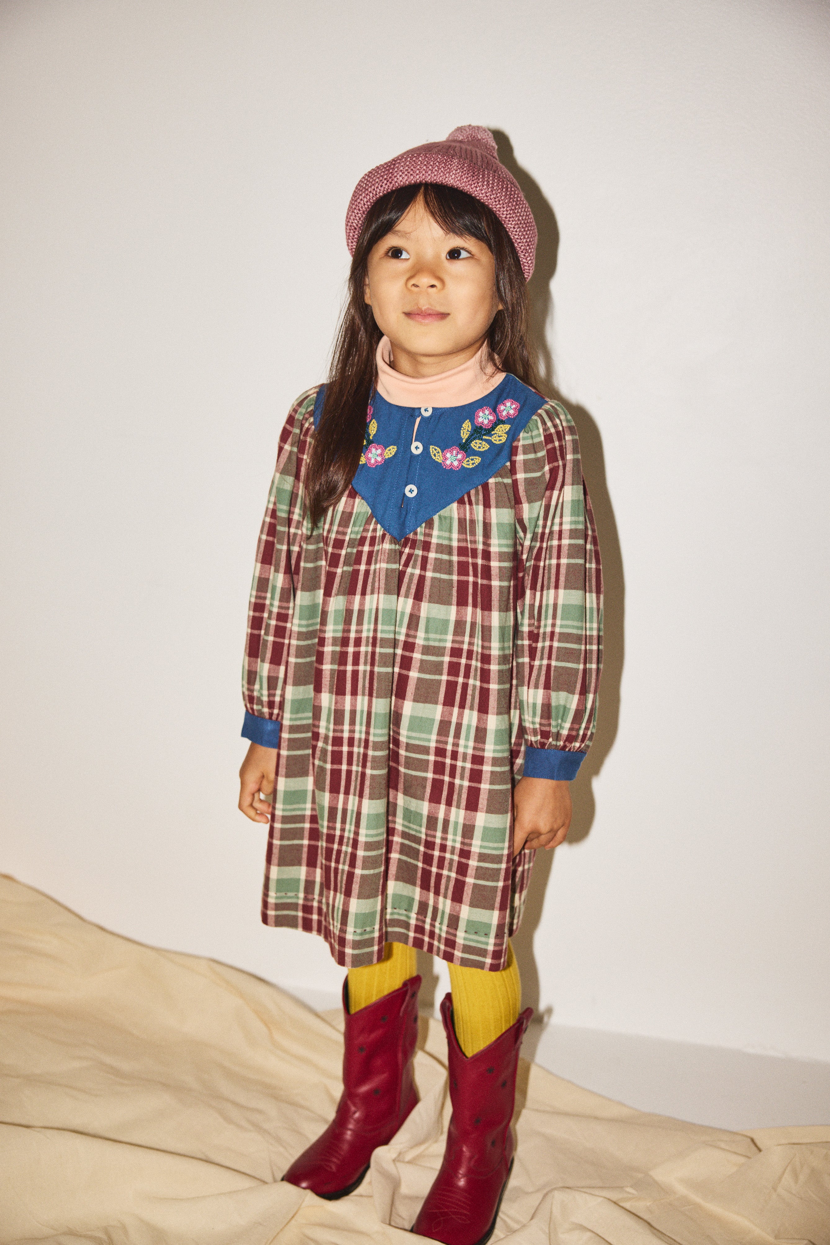 Garter Hat – Misha & Puff