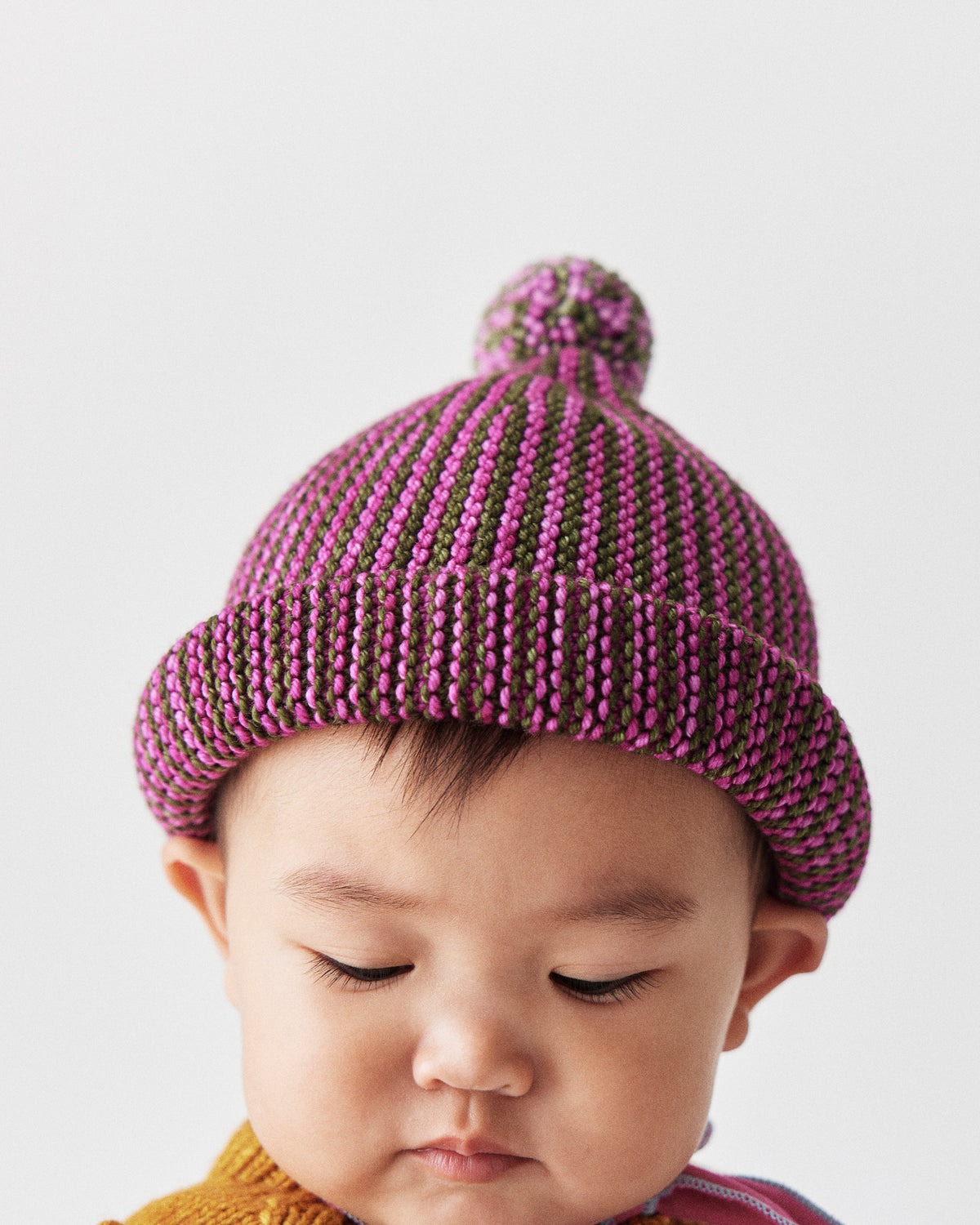 Knotted Corners Hat (Baby & Kids) Knitting Kit | MollyGirl Rock Star DK &  Knitting Pattern (#247)