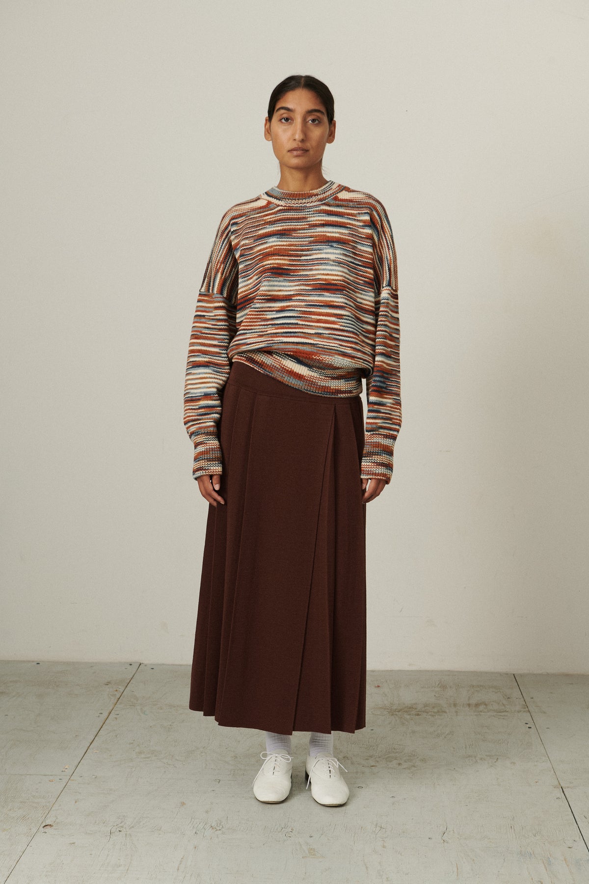 Deck Sweater - Neriage Space Dye
