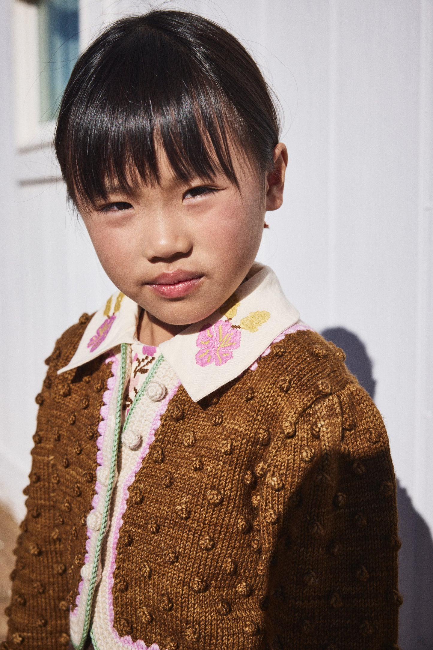 Posy Popcorn Cardigan