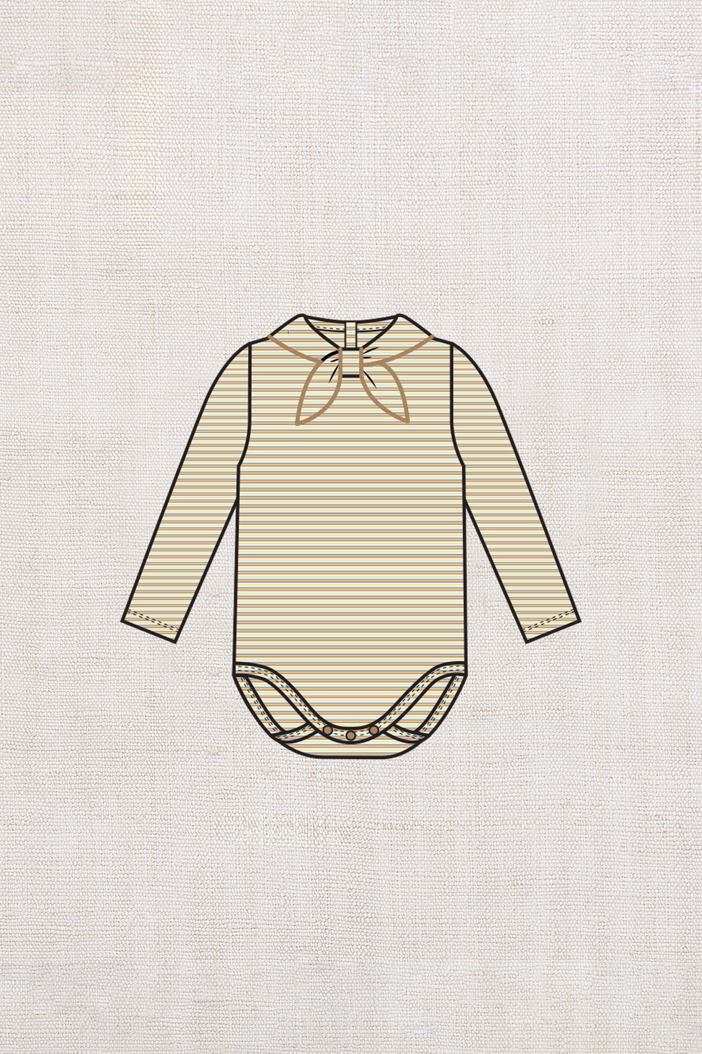 Baby Long Sleeve Scout Onesie