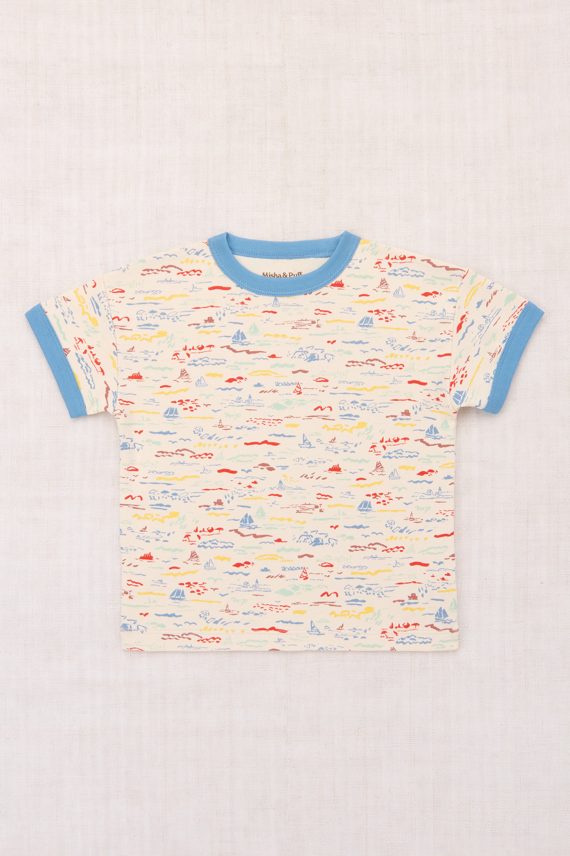 トップス Misha & Puff / Esplanade Ringer Tee 3Y Misha & Puff Summer Collection – Junior Edition