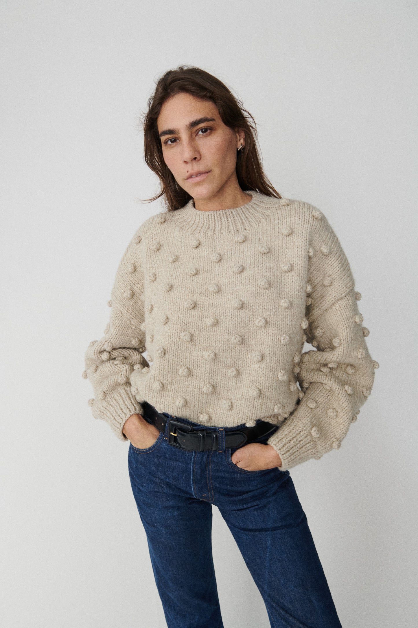 Puff Popcorn Sweater