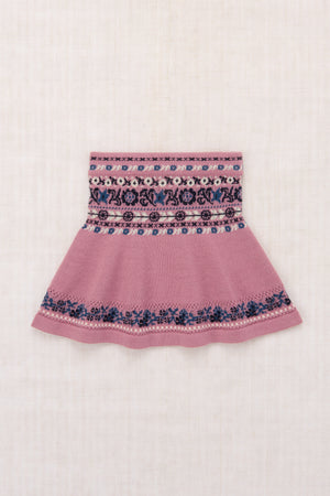Fiona Skirt - Antique Rose Eyelet Ribbon