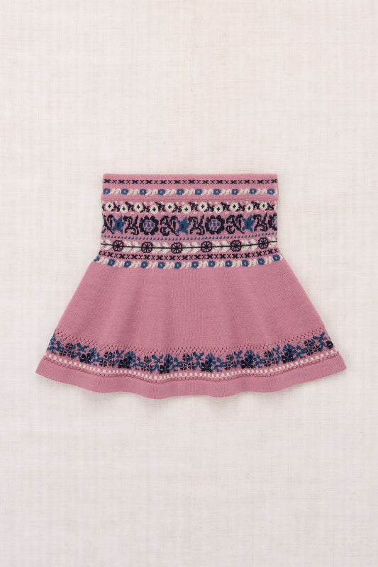 Fiona Skirt - Antique Rose Eyelet Ribbon