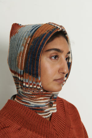 Fisherman Hood - Neriage Space Dye