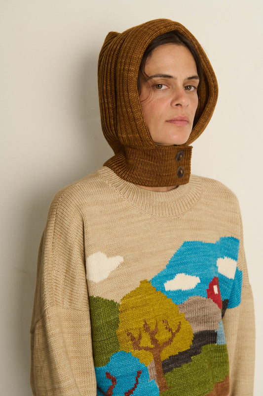 Fisherman Hood - Nutmeg