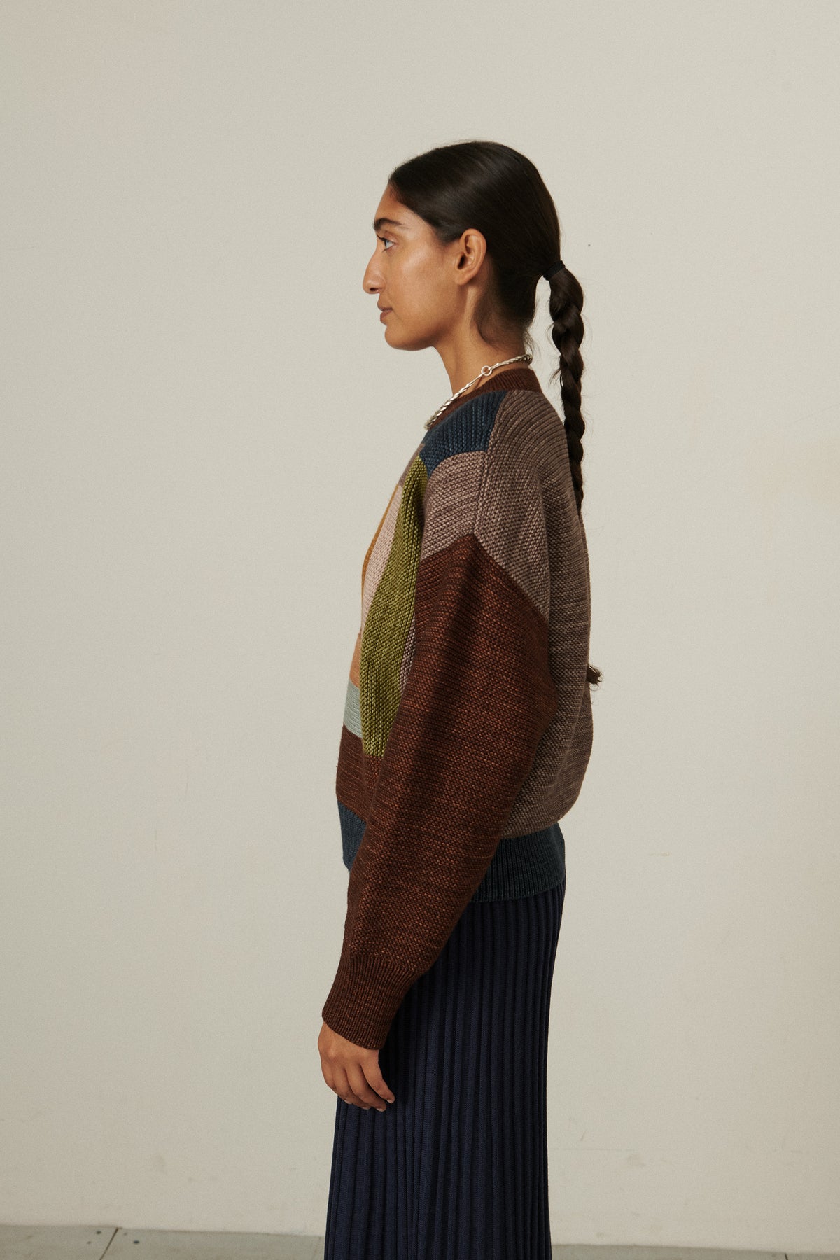 Folk Art Sweater - Dark Roast