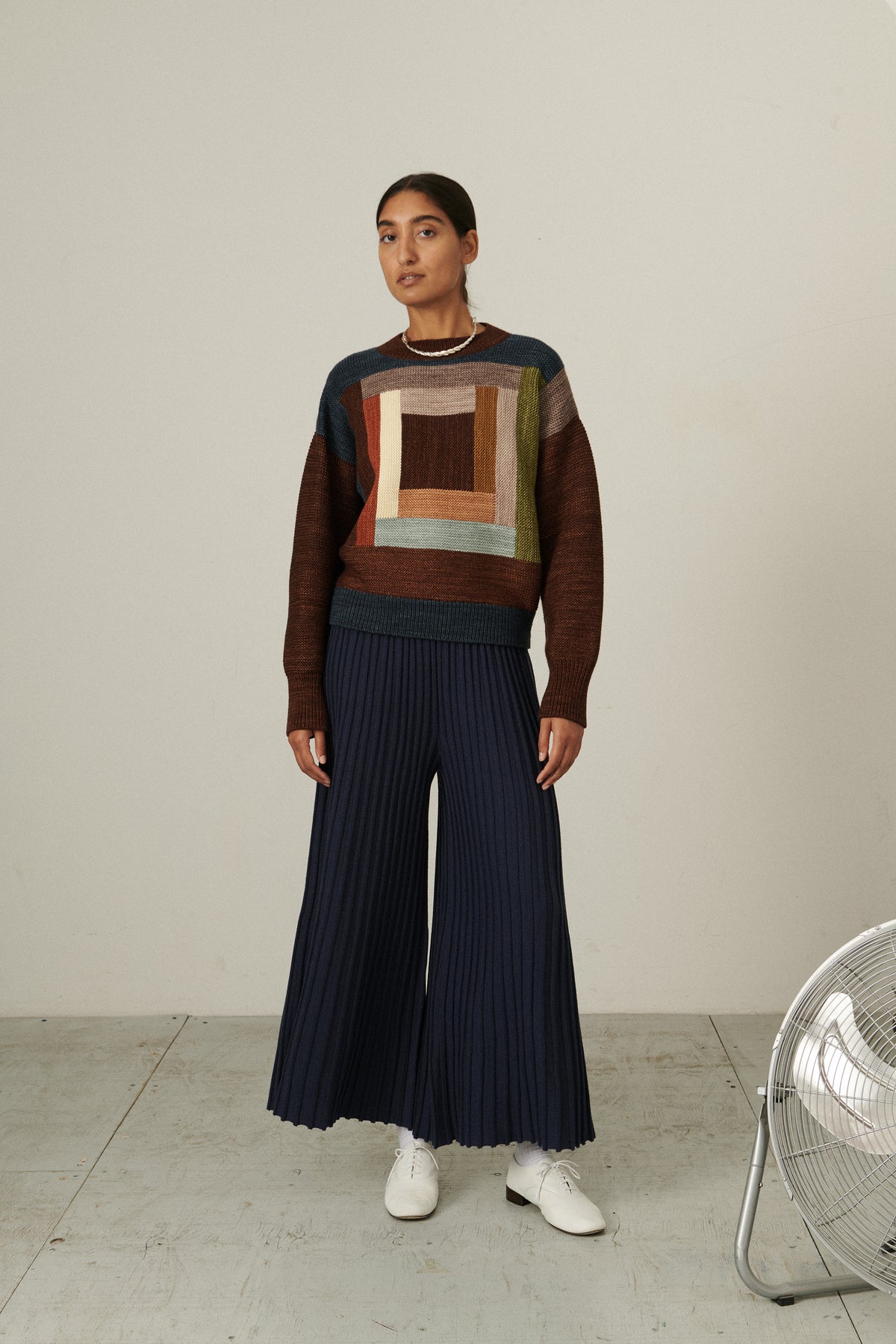 Folk Art Sweater - Dark Roast