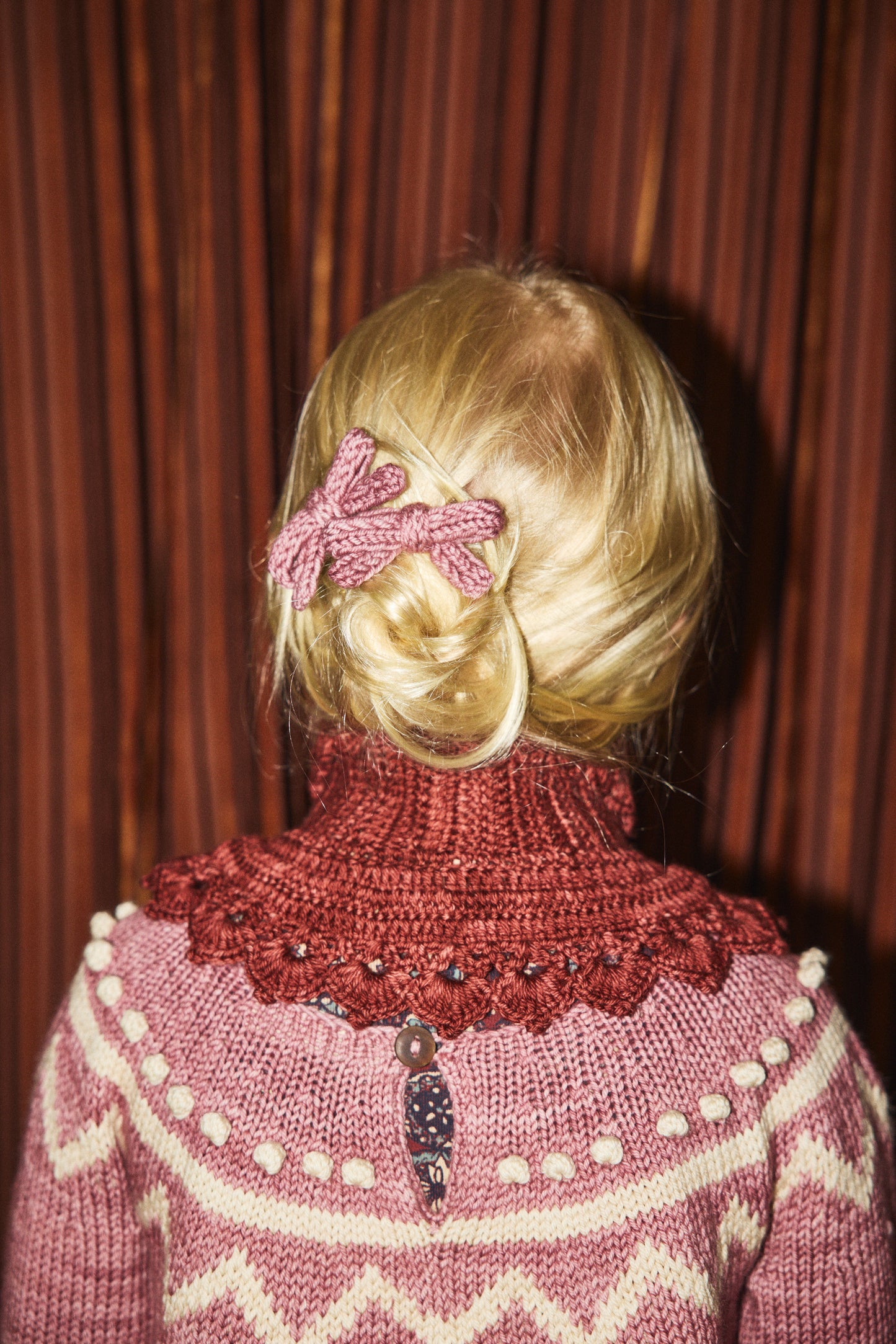 Crochet Button Collar