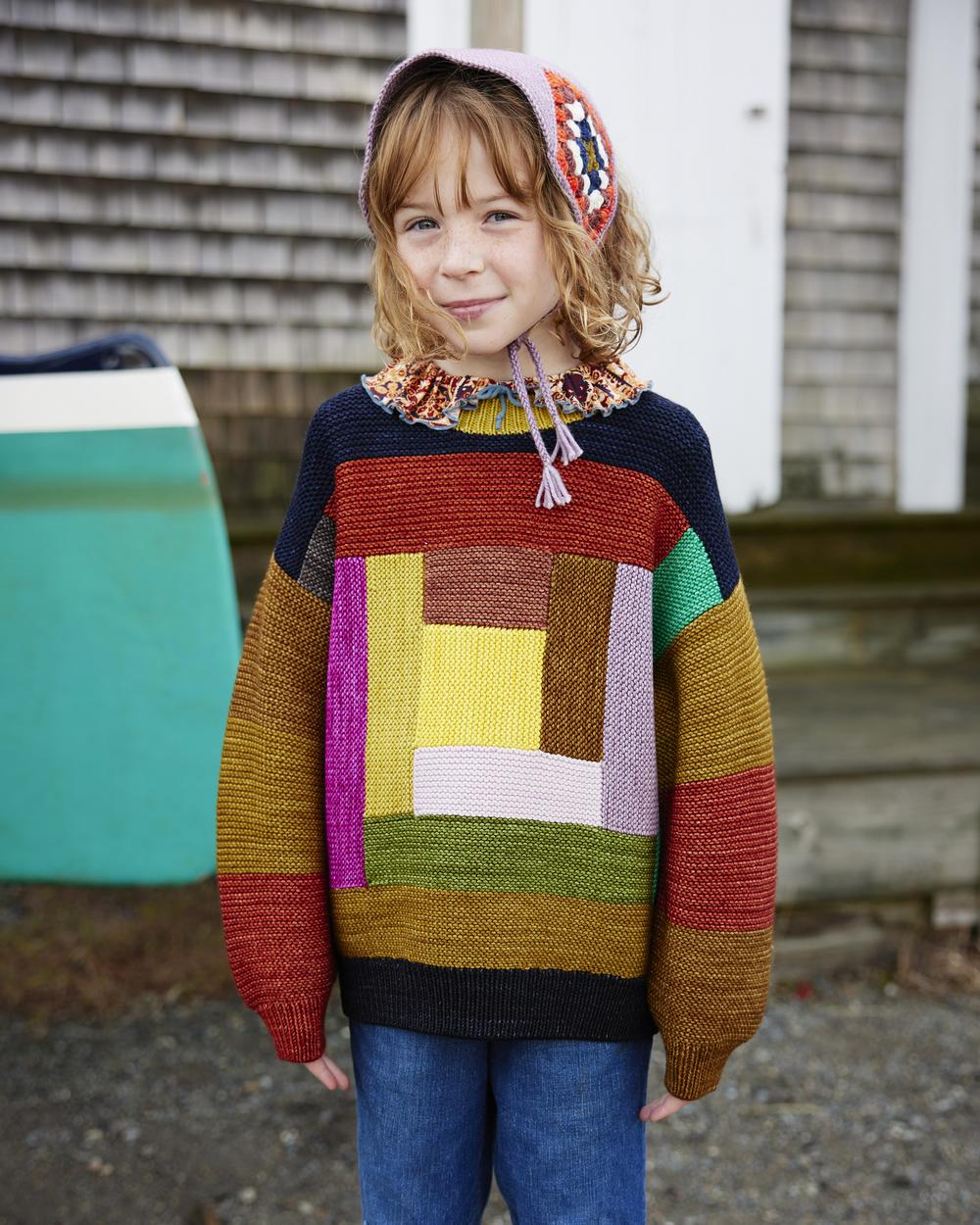 Folk Art Sweater - Misha & Puff