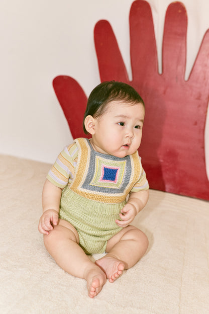 Baby Log Cabin Romper