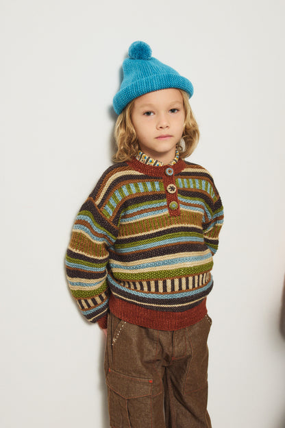 Garter Hat - Capri