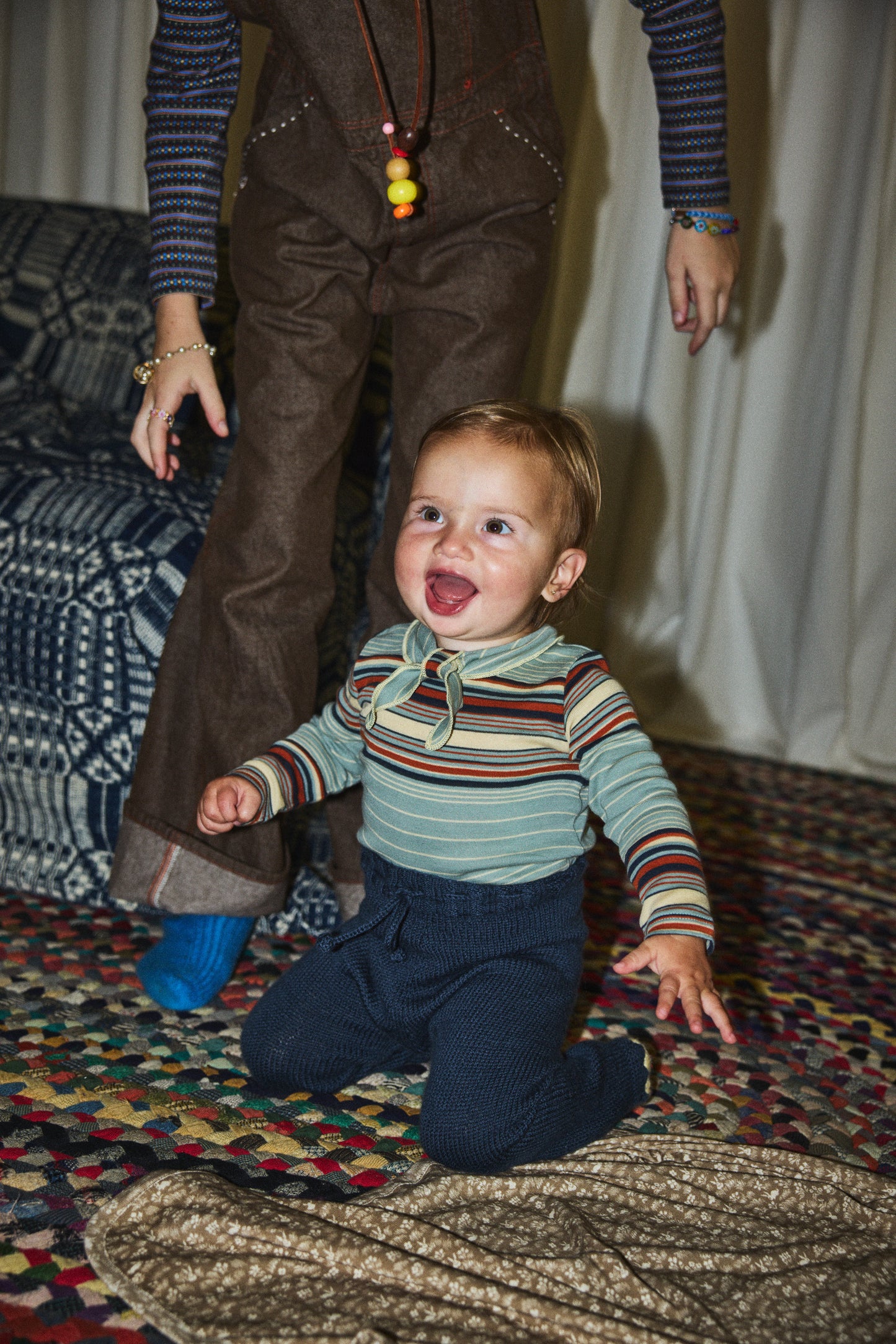 Baby Crochet Trim Snowy Day Legging