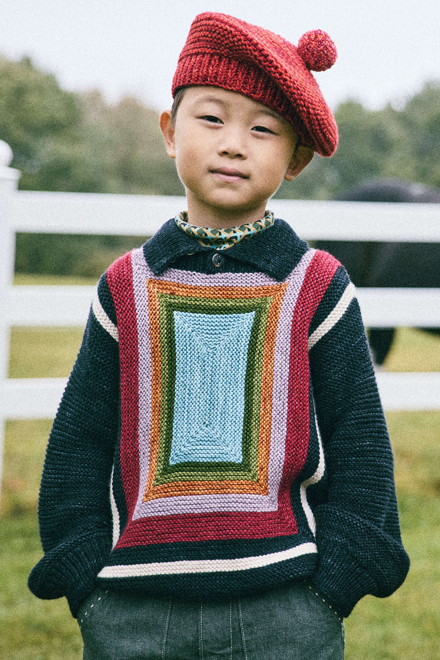 Log Cabin Sweater