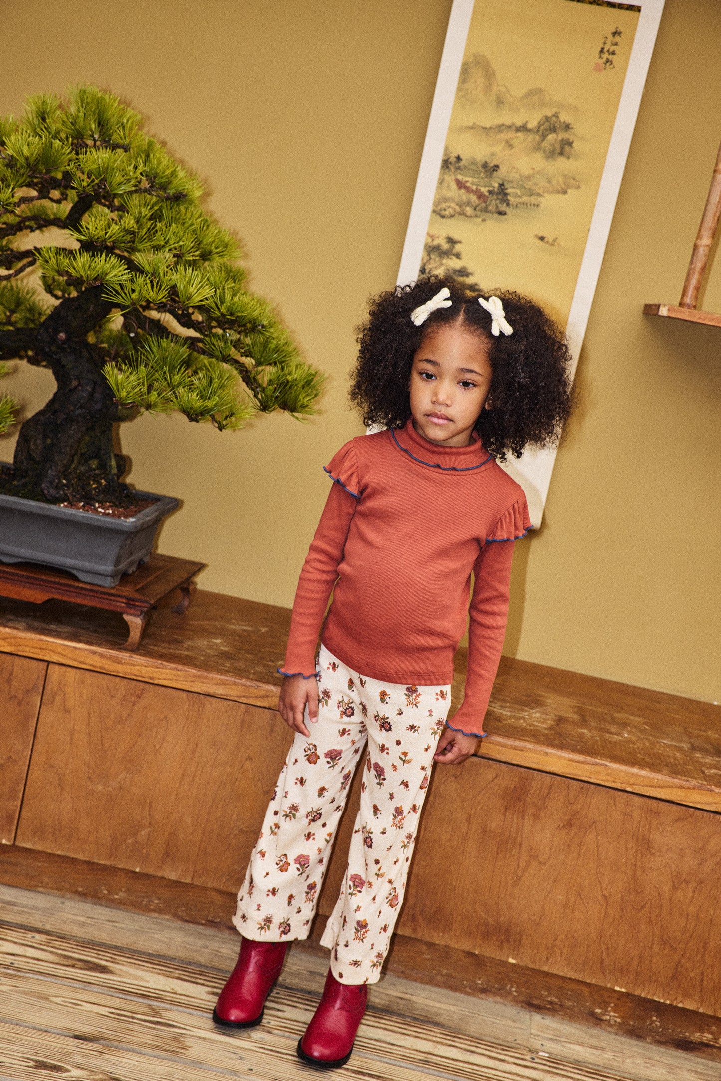 Goldie Bow Set - Shortbread
