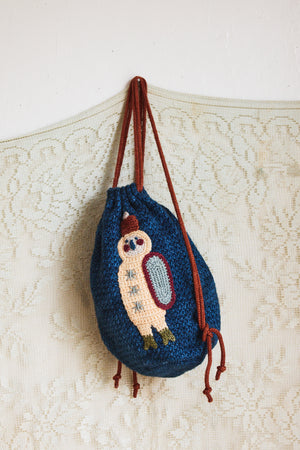 Grand-Duc Drawstring Bag - Marine Blue
