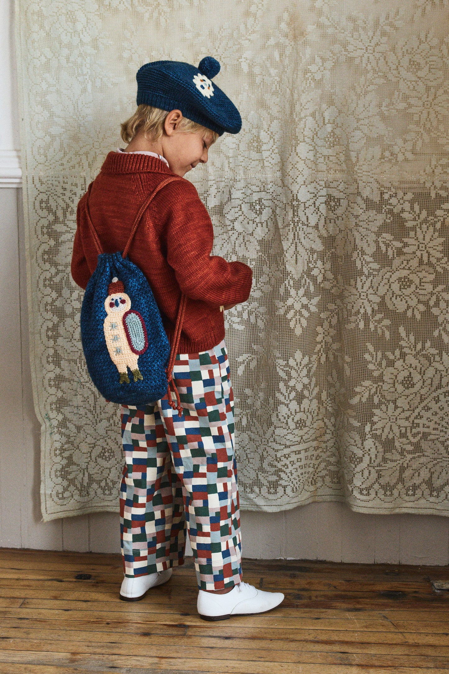 Grand-Duc Drawstring Bag - Marine Blue