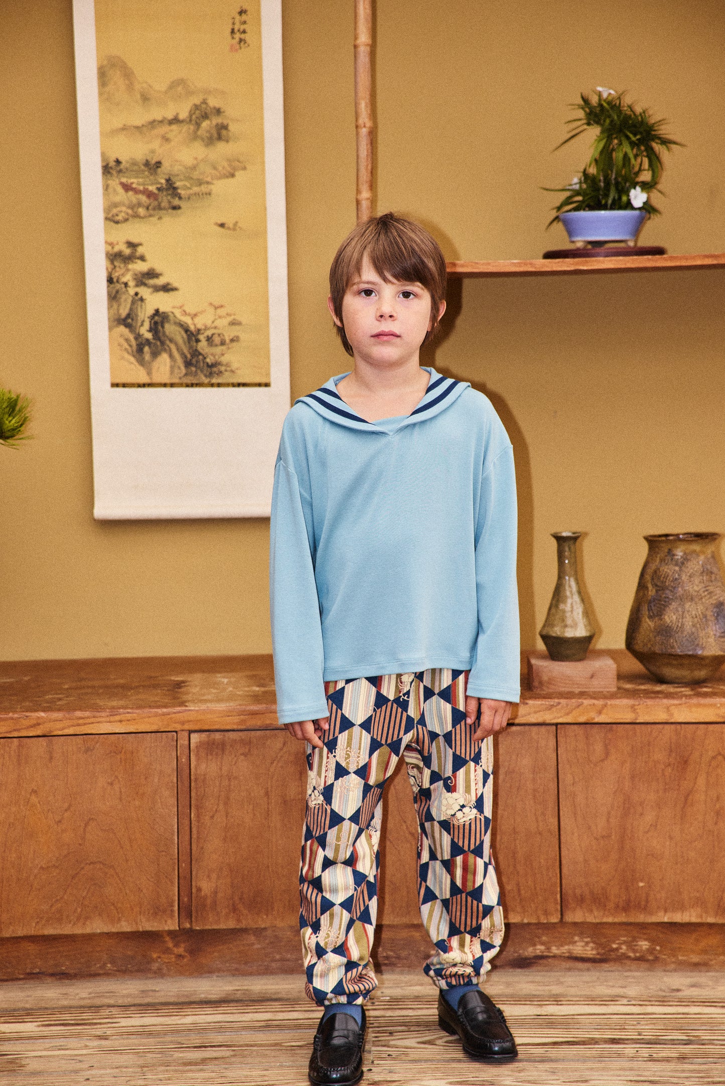 Gymclass Jogger - Marine Blue Tessellation