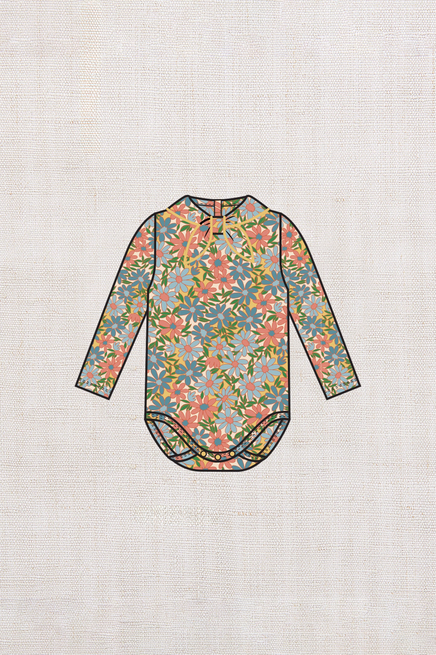 Baby Long Sleeve Scout Onesie