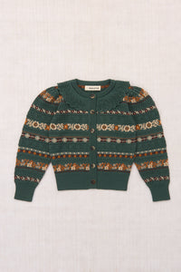 Harriet Cardigan - Bough Eyelet Ribbon
