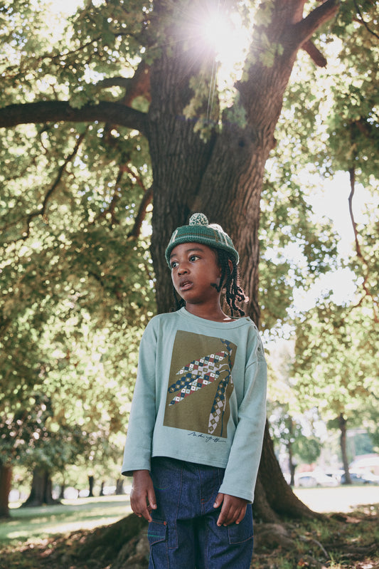 Harvest Long Sleeve Boxy Top - Onsen