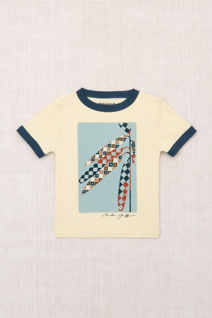 Harvest Ringer Tee - Shortbread
