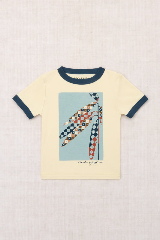 Harvest Ringer Tee - Shortbread