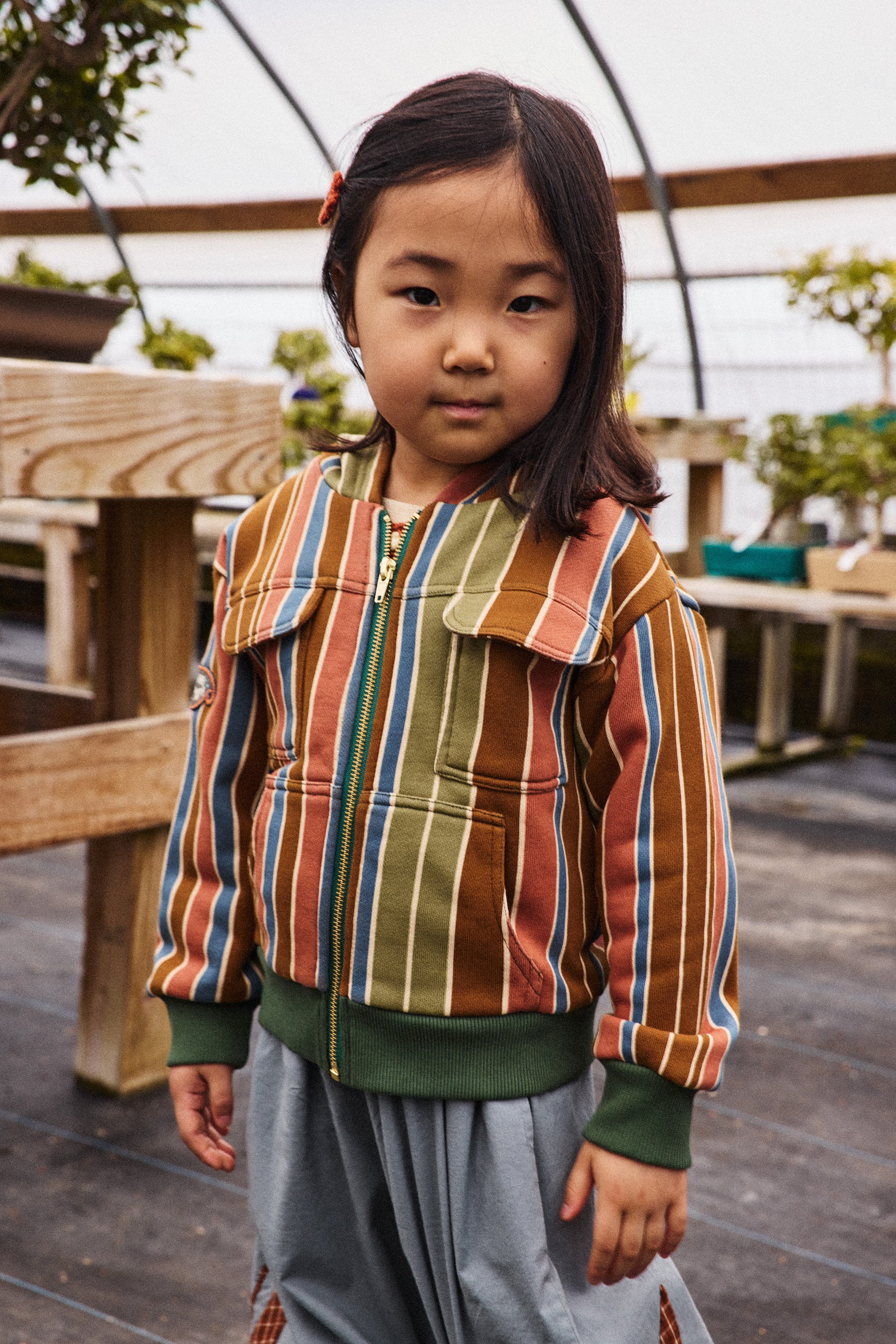 Henry Jacket - Nutmeg Afterschool Stripe