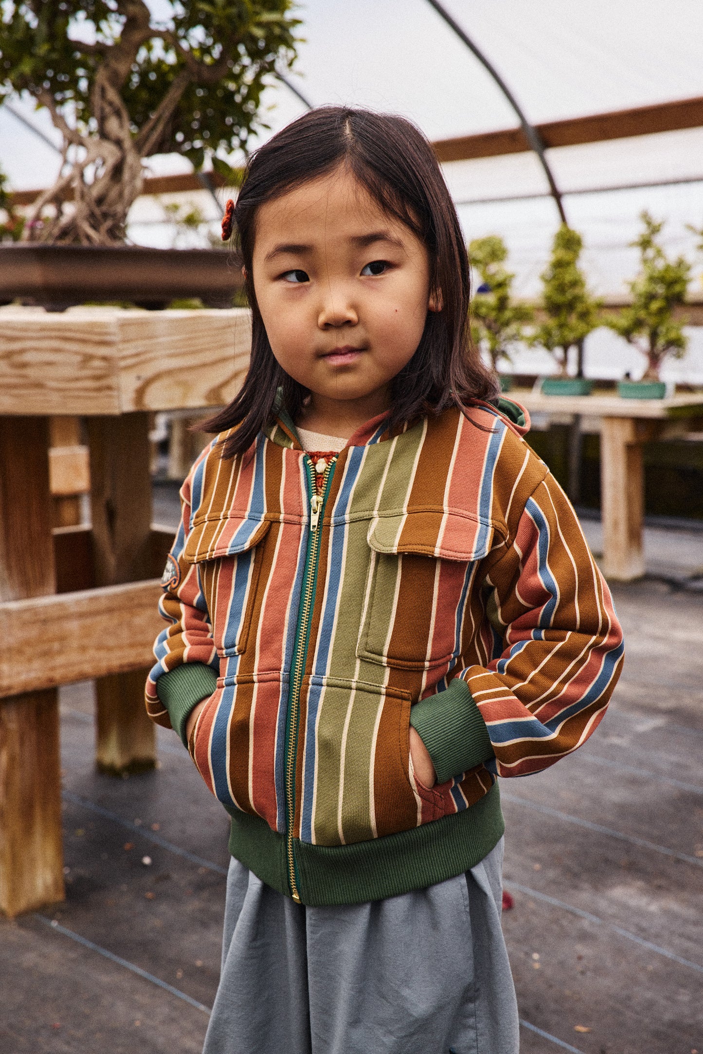 Henry Jacket - Nutmeg Afterschool Stripe