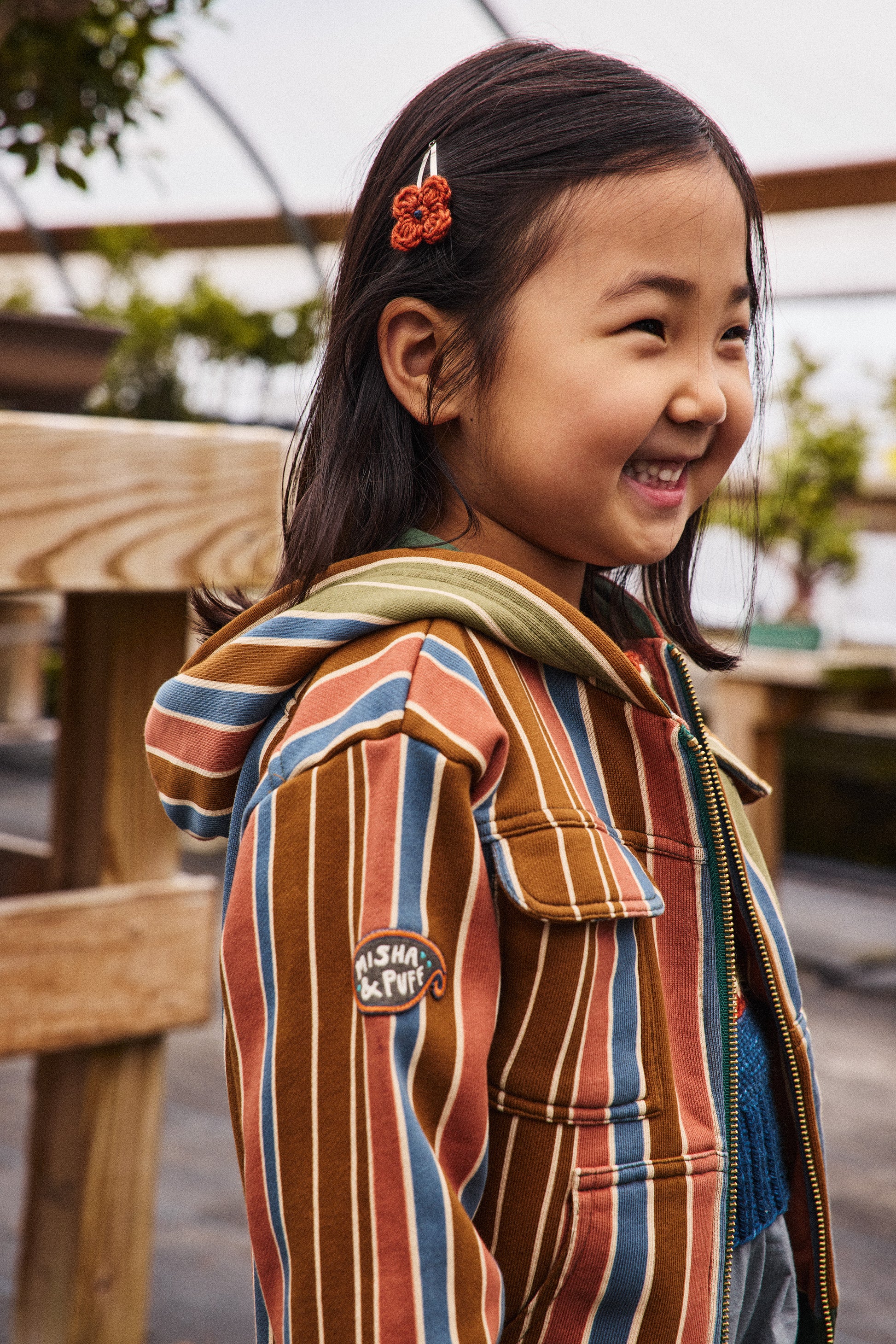 Henry Jacket - Nutmeg Afterschool Stripe