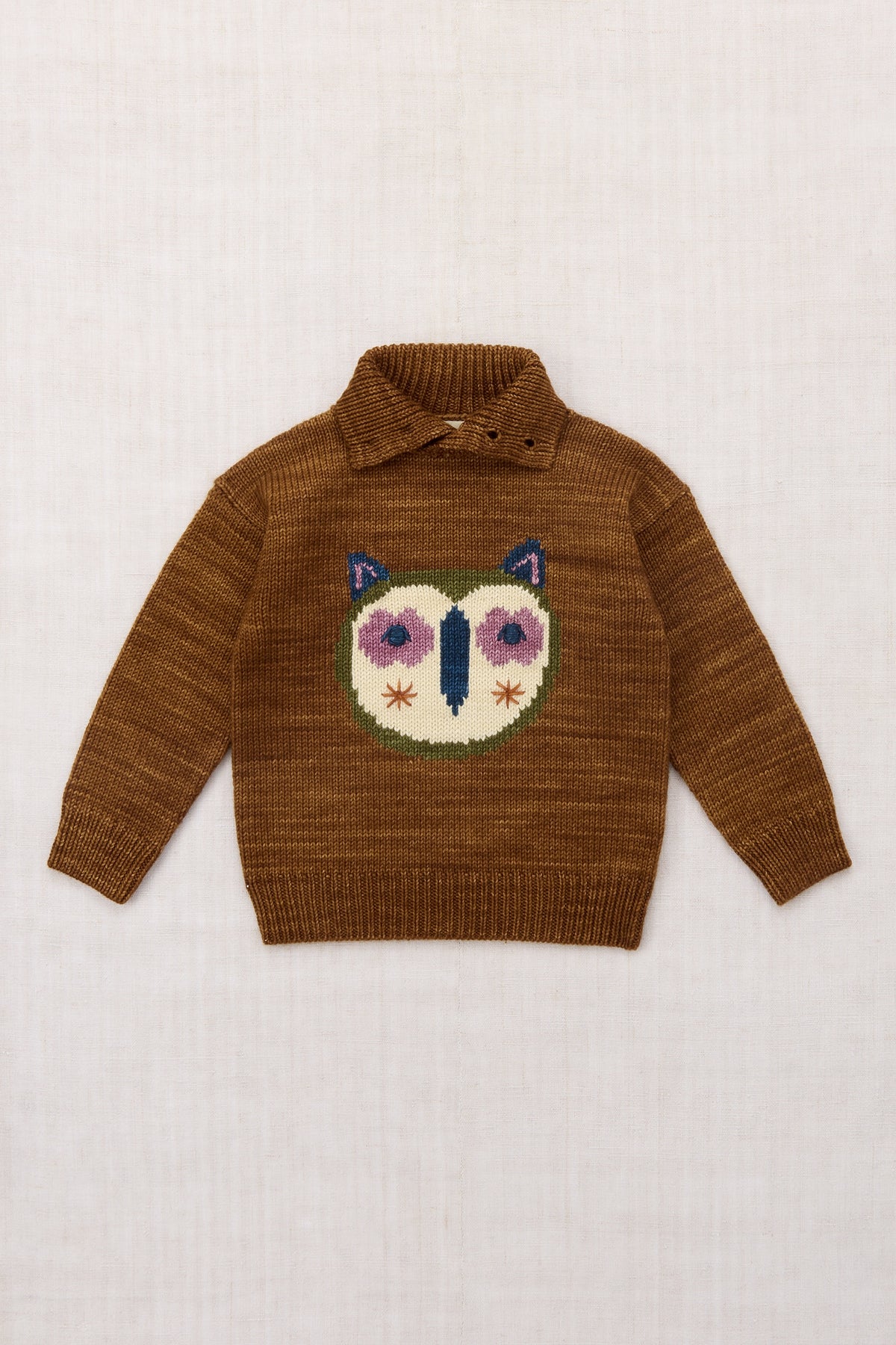 Hibou Bouton Sweater - Nutmeg
