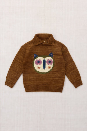 Hibou Bouton Sweater - Nutmeg