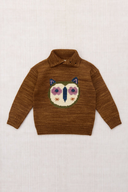 Hibou Bouton Sweater - Nutmeg