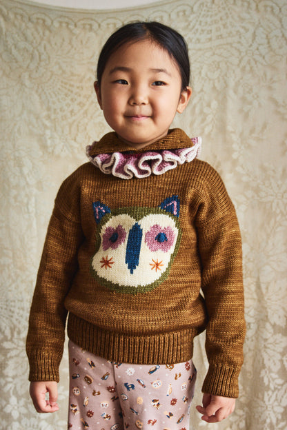 Hibou Bouton Sweater - Nutmeg