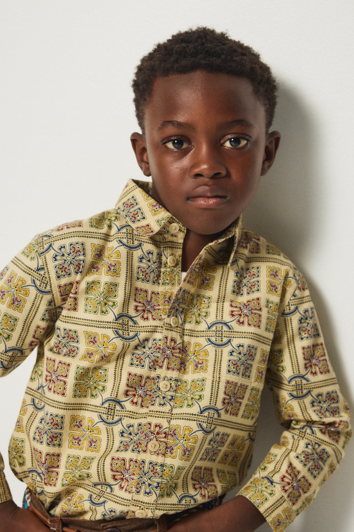 Hiro Shirt - Alabaster Canterbury