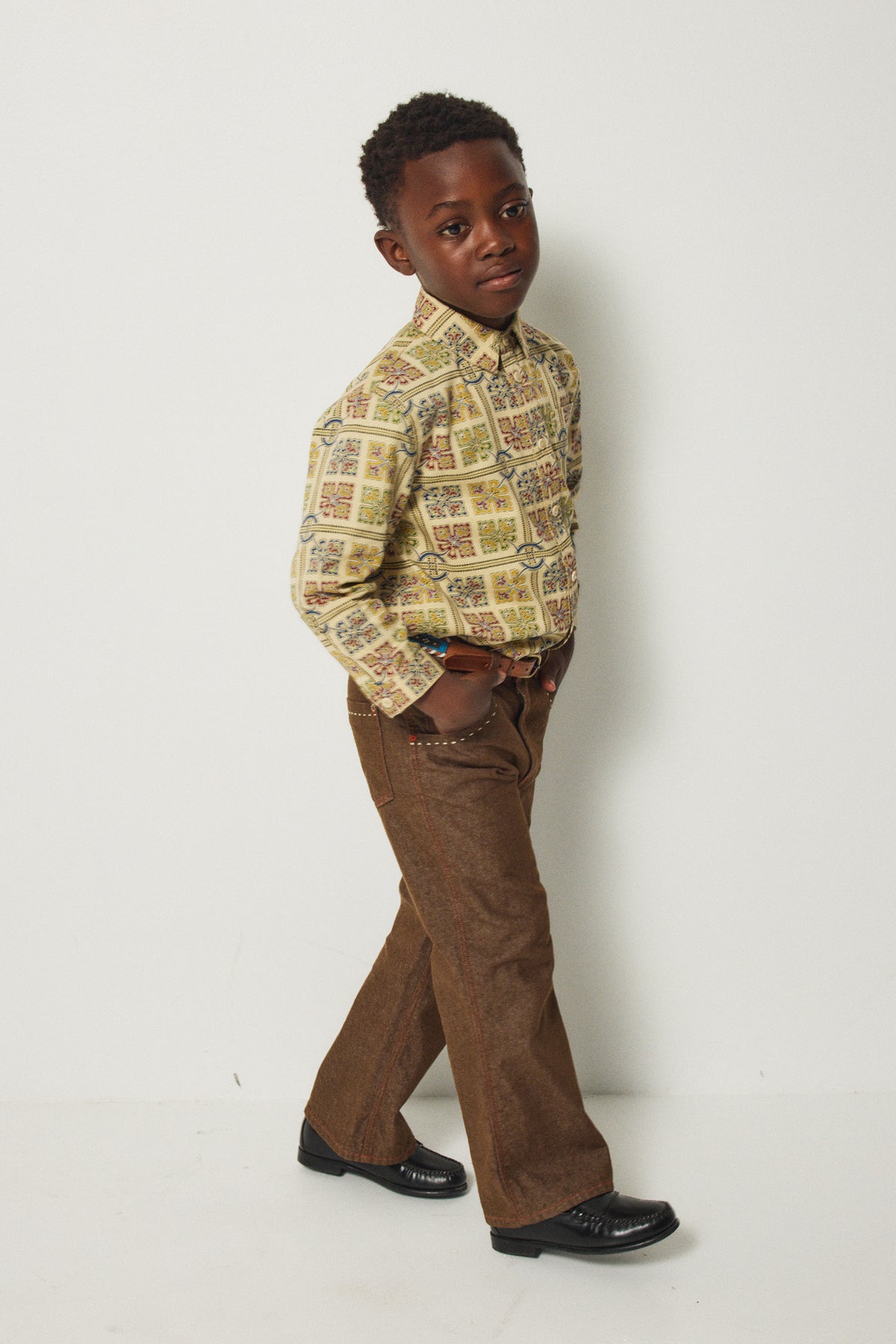 Hiro Shirt - Alabaster Canterbury