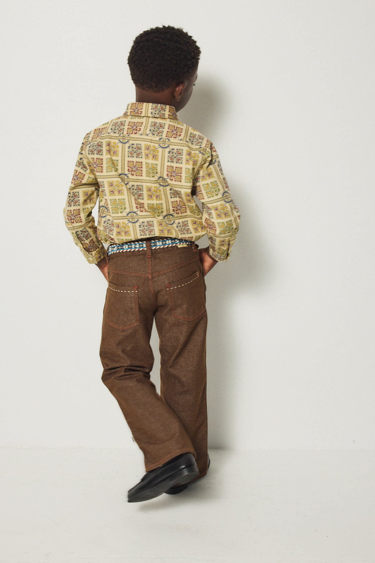 Hiro Shirt - Alabaster Canterbury